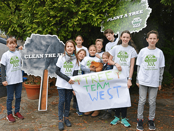 climate justice ambassadors at a Plant-for-the-Planet academy