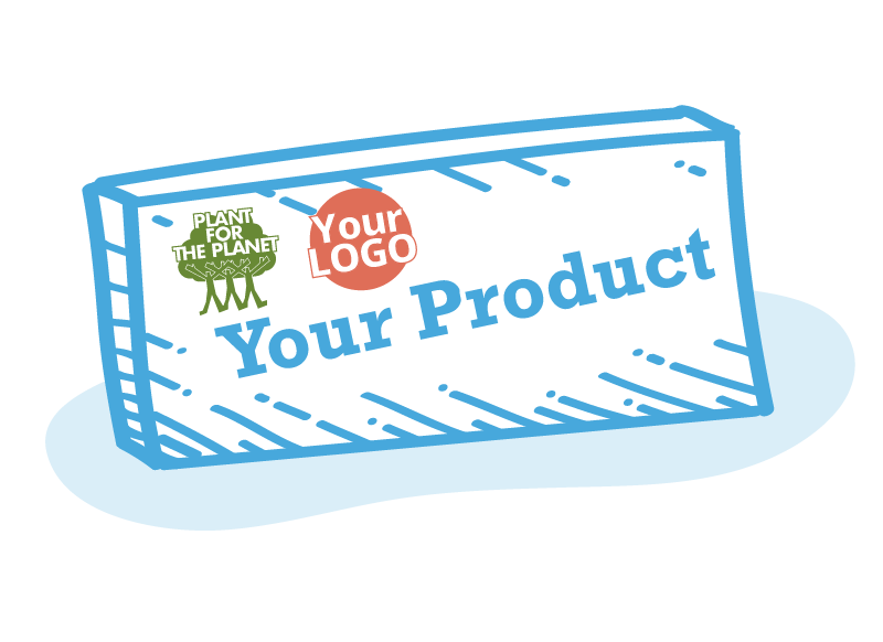 Plant-for-the-Planet Logo on your products